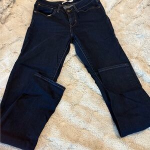 Levi's Women's Deep Indigo Flare Jeans